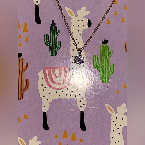 NWOT Simulated Diamond Solitaire Pendant- 18” Necklace-14 Karat Rose Gold Plated - Picture 16 of 16